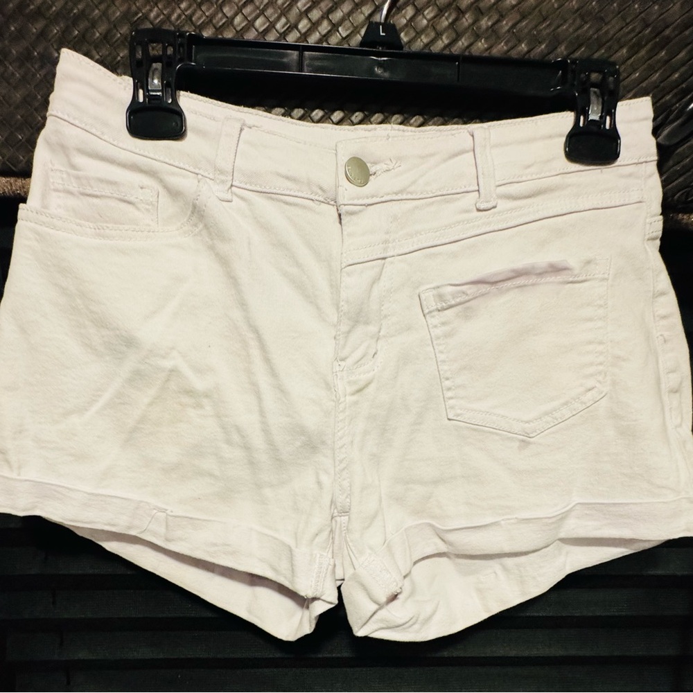 Women's White Denim Shorts